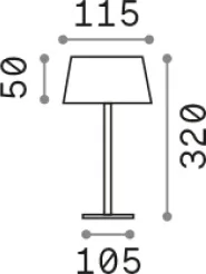 Llambat e tavolinës për ambientet e jashtme  Pure tl