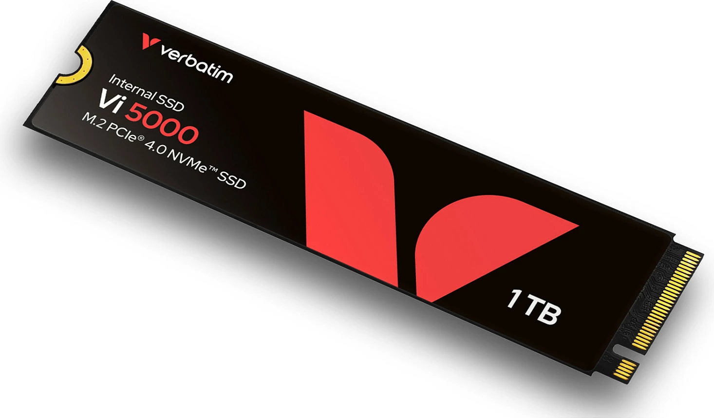 SSD e brendshme Verbatim Vi5000, M.2 NVMe PCIe 4.0 2280, 1TB, 5000/4500 MB/s, e zezë