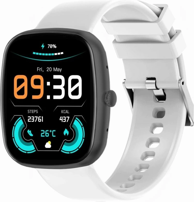 Smartwatch Gravity GT18-10, dy rripa, e zezë