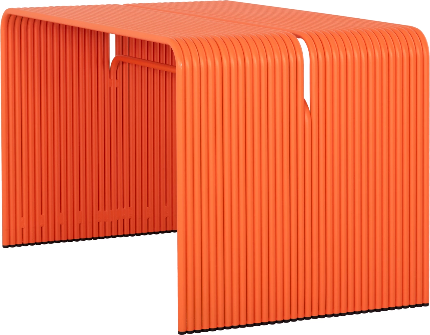 Tavolinë ngrënieje për jashtë, alumin, ngjyrë portokalli, INTREPID FH6330.09, 121x70x70cm