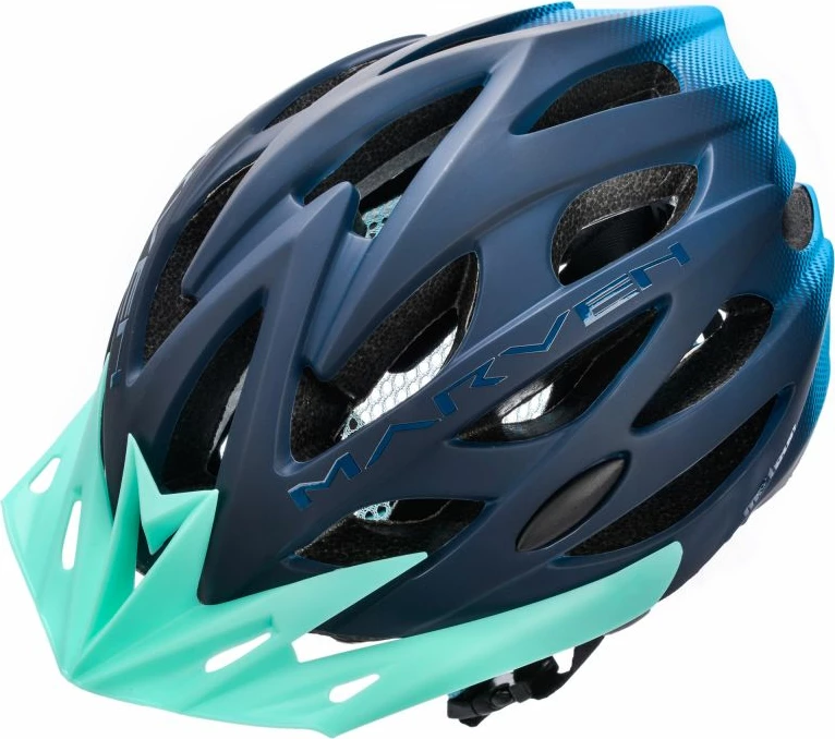 Helmetë biçiklete Meteor Marven 25189, kaltër [Madhësia: Standarde]