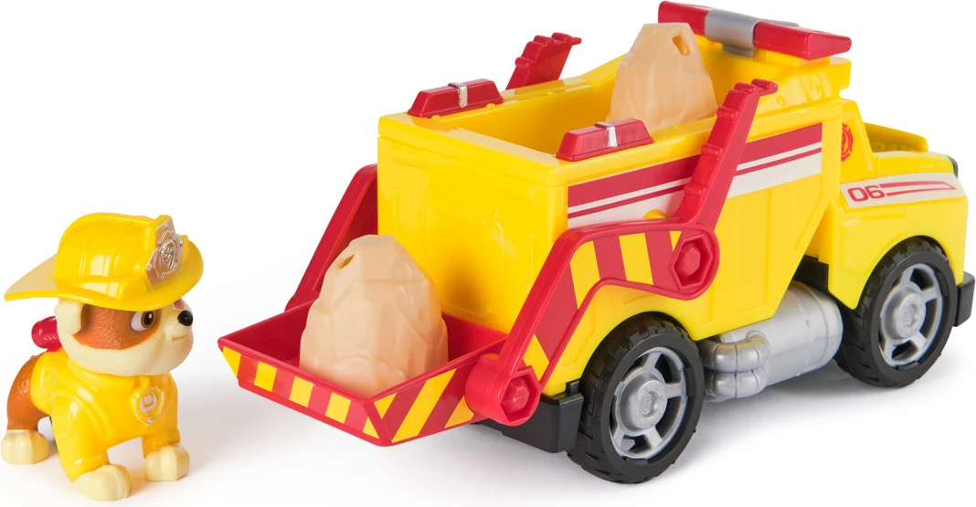 Paw Patrol Rubble – Kamion Ndërtimi (Dump Truck) për Shpëtim nga Zjarri