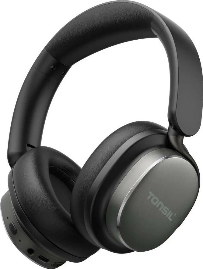 Kufje Tonsil R75BT, wireless, ANC, Bluetooth 6.0, me etui, të zeza
