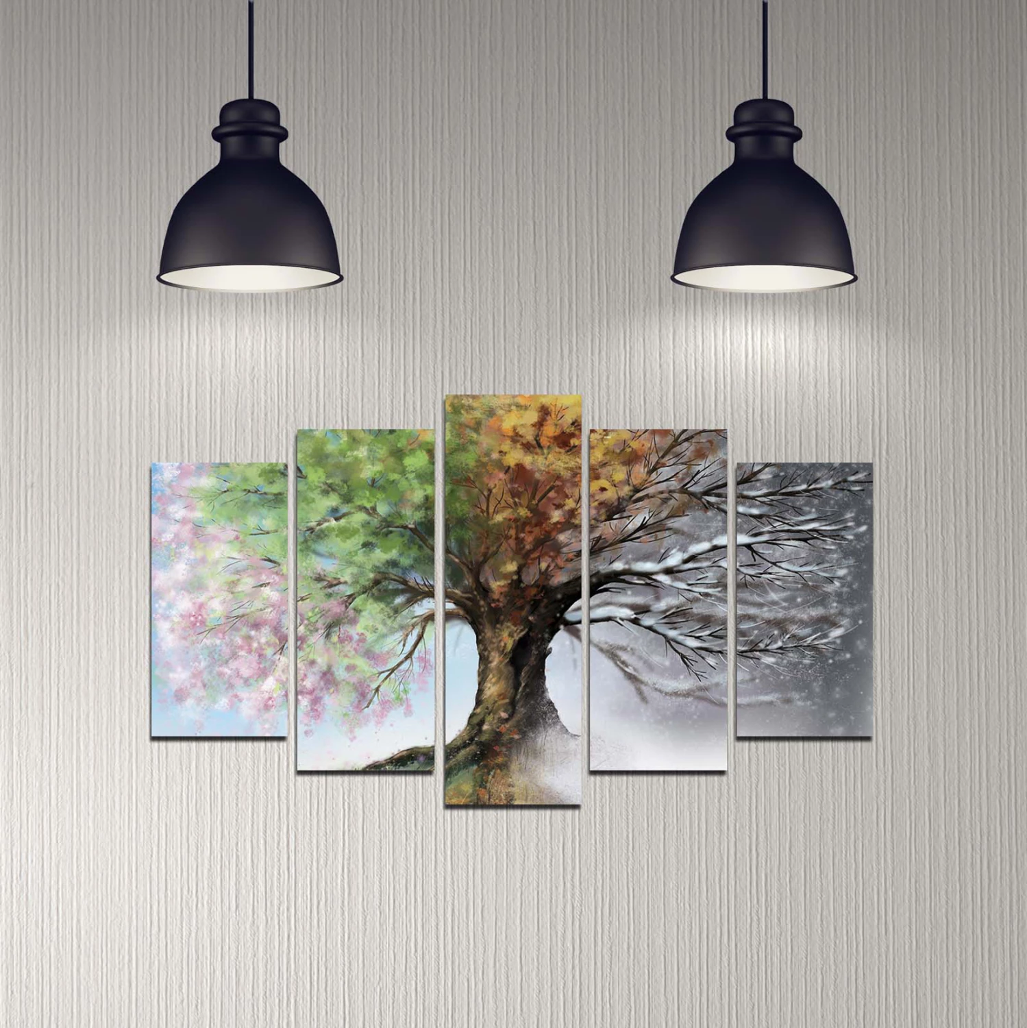 Pikturë MDF katër stinët FH7206.05 100x60x0,3 cm