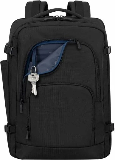 Çantë shpine për laptop RIVACASE ECO 8461, 17.3\", e zezë