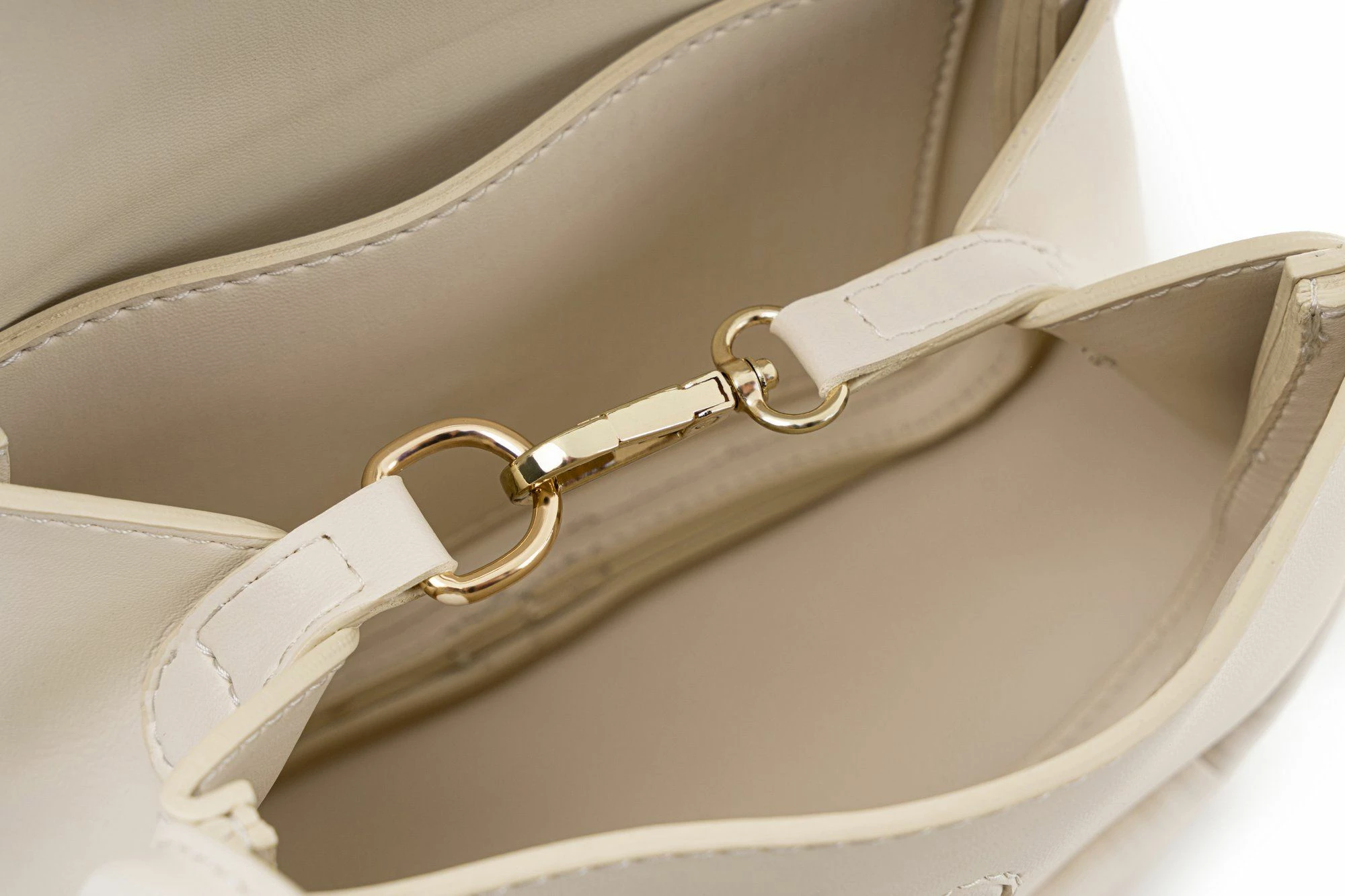 Çantë dore Vince Camuto, Como, krem