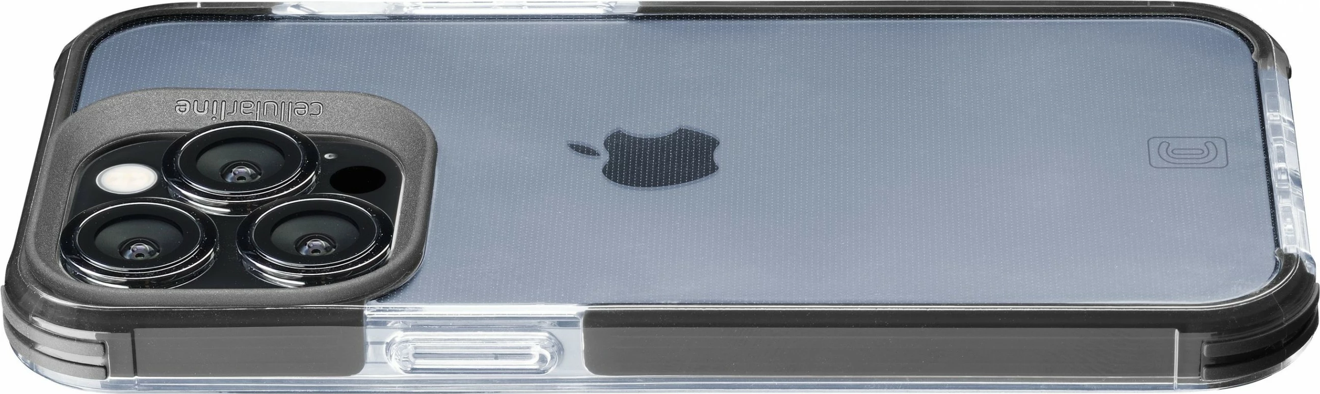 Mbështjellës Cellularline Tetra Force Strong Guard për iPhone 15 Pro, 6.1", e zezë