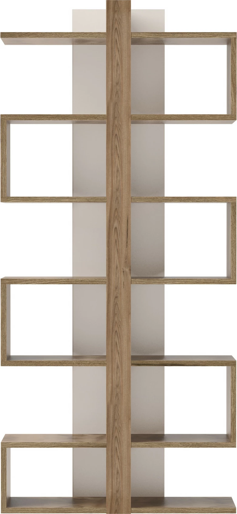 Raft librash Hanah Home, Ionis, ngjyrë lisi, 78x170x29.5cm