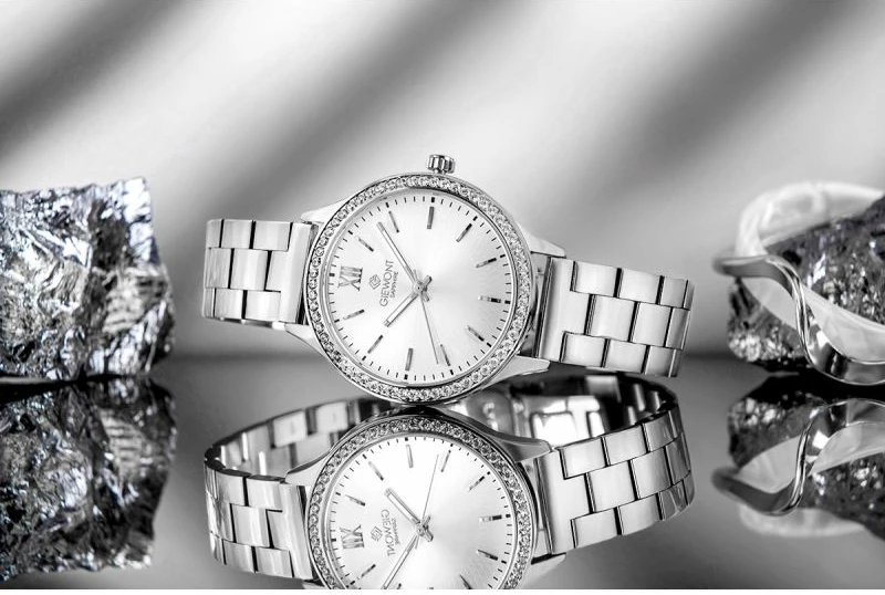 Orë dore femrash Giewont GW1140-B1, argjend