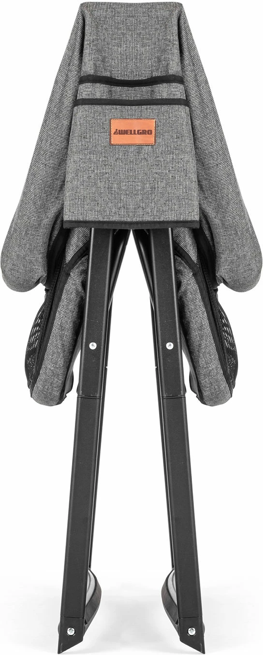 Djep palosës Evila Originals, ngjyrë gri e çelët