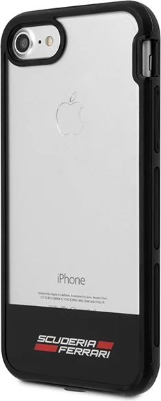 Mbështjellës Ferrari Racing Shield për iPhone 7/8/SE 2020/SE 2022, gjysmë-transparent