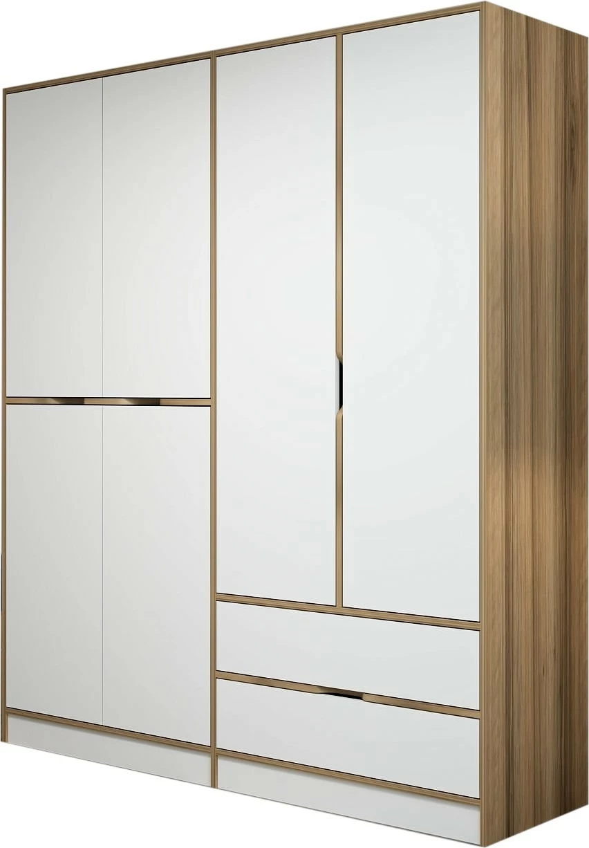 Dollap rrobash Skye Decor, Elina - 7926, ngjyrë dore