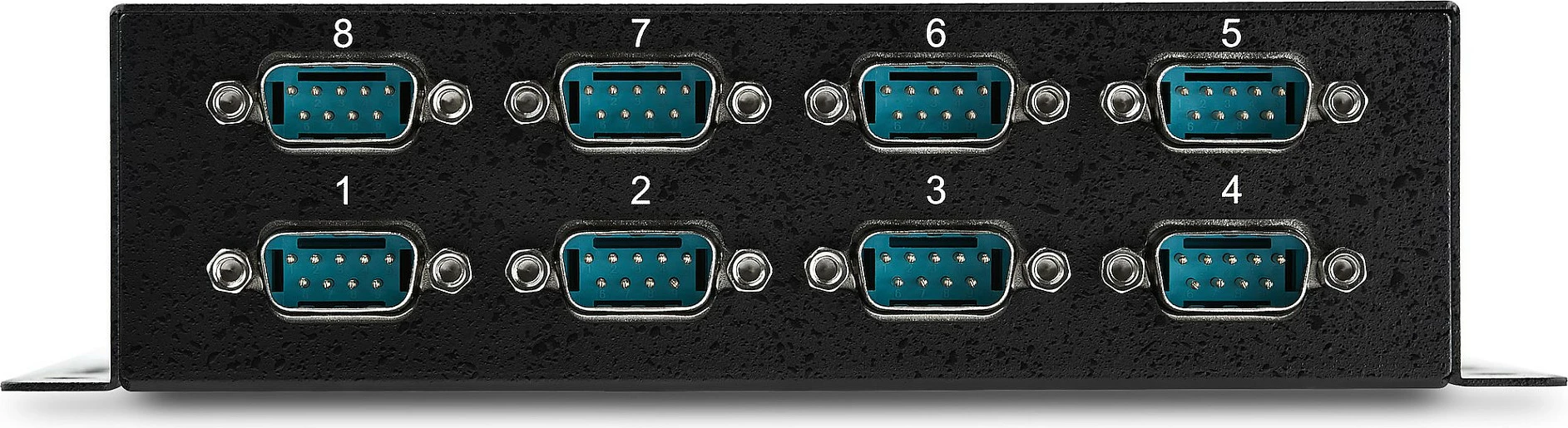 Hub adaptor USB në RS232 StarTech ICUSB2328I, 8x DB9, USB 2.0 Type-B, DIN Rail/Wall Mount, çelik, i zi