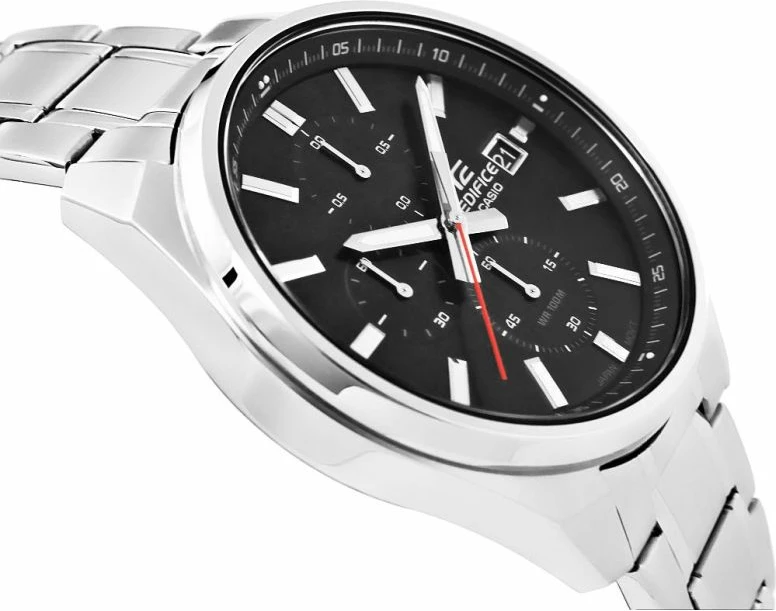 Orë dore për meshkuj Casio, e zezë