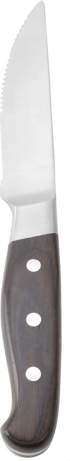 Set thikash bifteku, OVE Corfu Jumbo, teh 120 mm, gjatësi totale 255 mm, dorezë Pakkawood, set 6