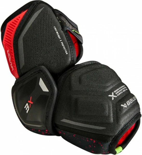 Mburojë bërrylash për meshkuj/femra Bauer, të zeza