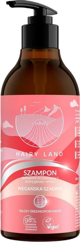 Shampon për femra Hairy Land Medium Porosity Hair Vegan Sage, 400ml