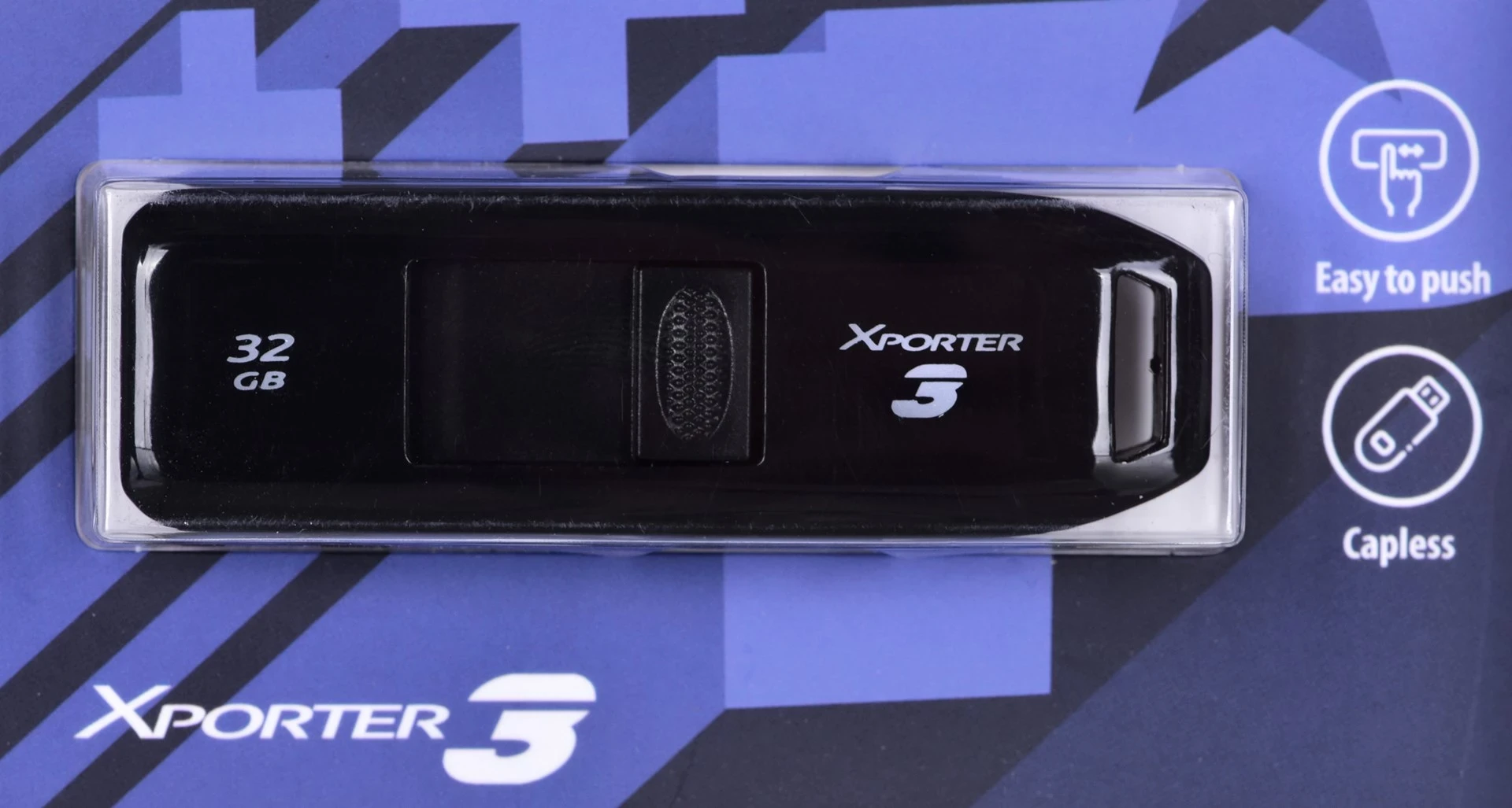 USB Flash Patriot Memory Xporter 3 32GB, Lloji A USB 3.2, e zezë