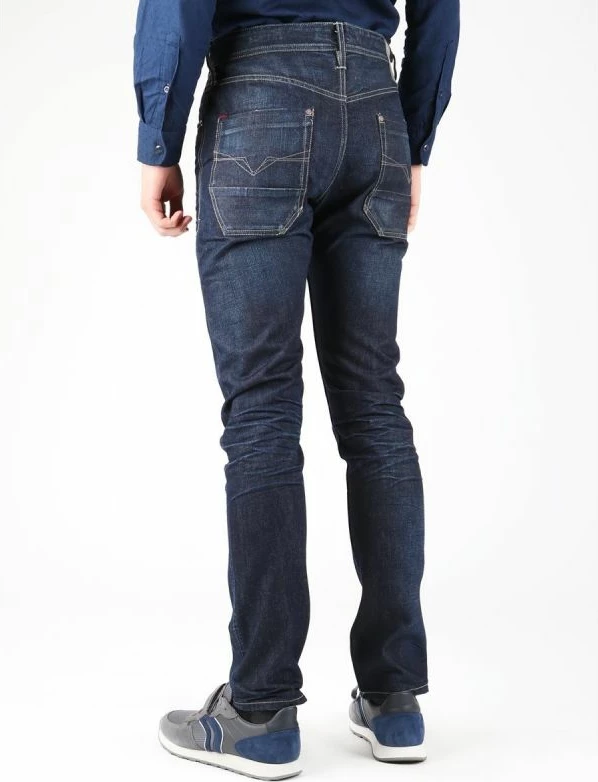 Jeans për meshkuj Guess, të kaltra