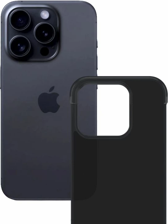 Kutí telefoni 3mk Just20g Matt për iPhone 15 Pro, e zezë
