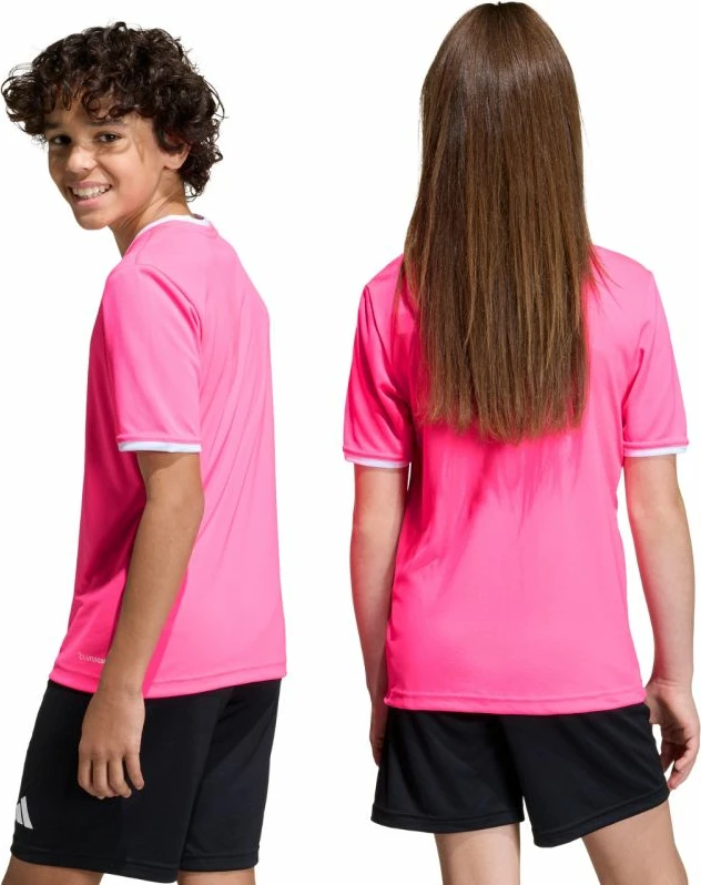 Maicë futbolli për fëmijë adidas, rozë