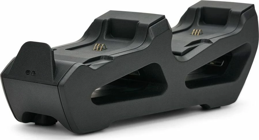 Stacion karikimi duo PowerA Charging Station Duo (1519564-01) për kontrollera Xbox Series X|S/Xbox One, i zi, set me 2 bateri rikarikueshme