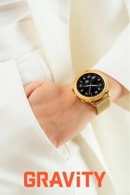 Smartwatch Gravity GT5-4, ari, set rrip dhe byzylyk