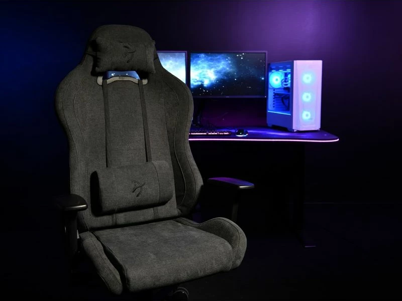 Karrige gaming Arozzi Torretta SoftFabric, gri e errët