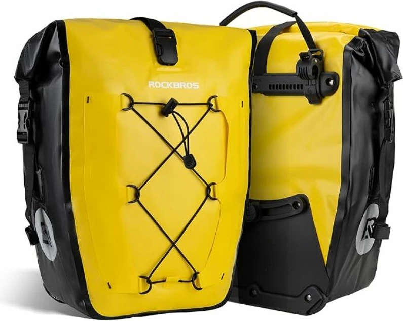 Çantë bagazhi për biçikletë Rockbros, e verdhë