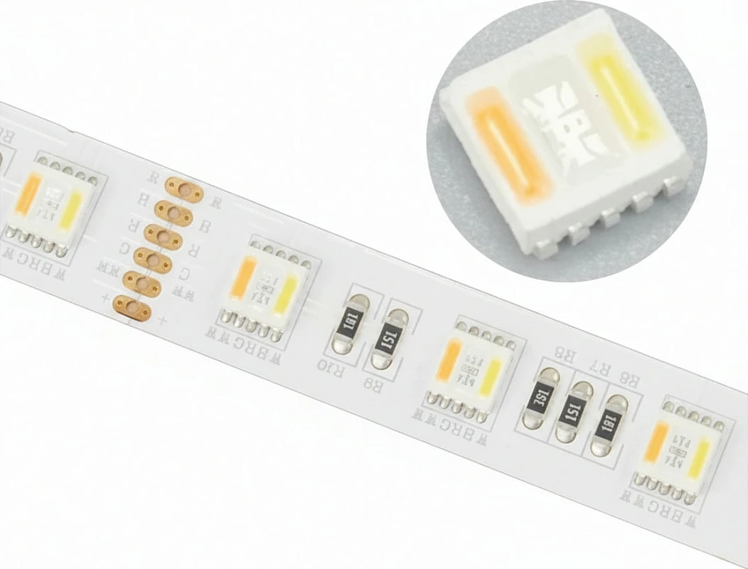 Shirit LED Synergy21 Flex Strip 2835, 120 LED, dritë e ngrohtë (WW), DC24V, WS2811, IP65