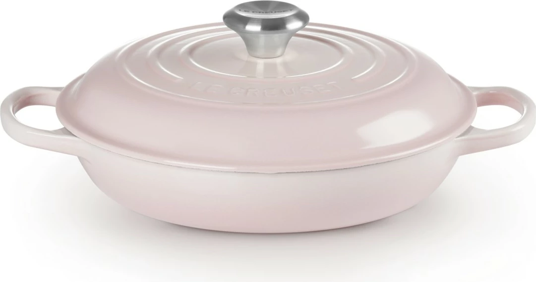 Enë gatimi Le Creuset Signature Gourmet-Profitopf 26 cm, 2.2L, gize, rozë