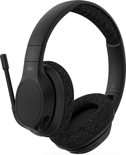 Kufje Belkin SoundForm Adapt, me/pa kabllo, mikrofon boom, 65 orë, e zezë