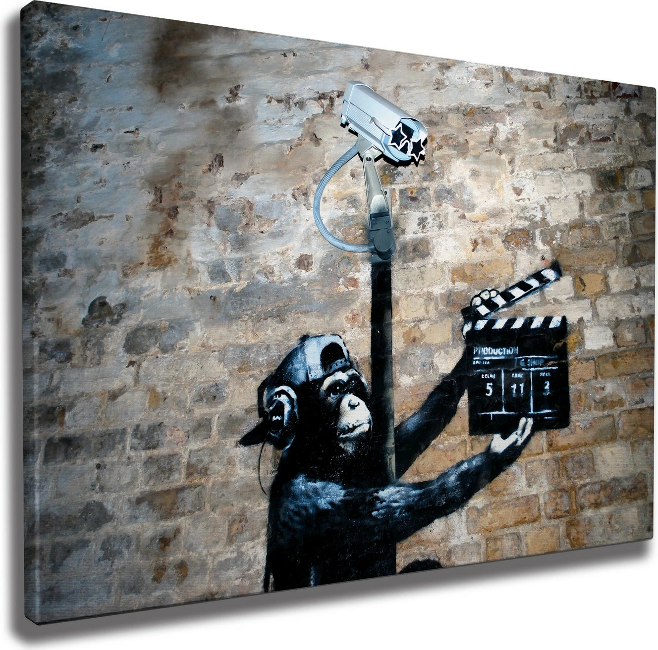 Pikturë dekorative në kanavacë, Banksy, shumëngjyrëshe, WY43, 50x70cm