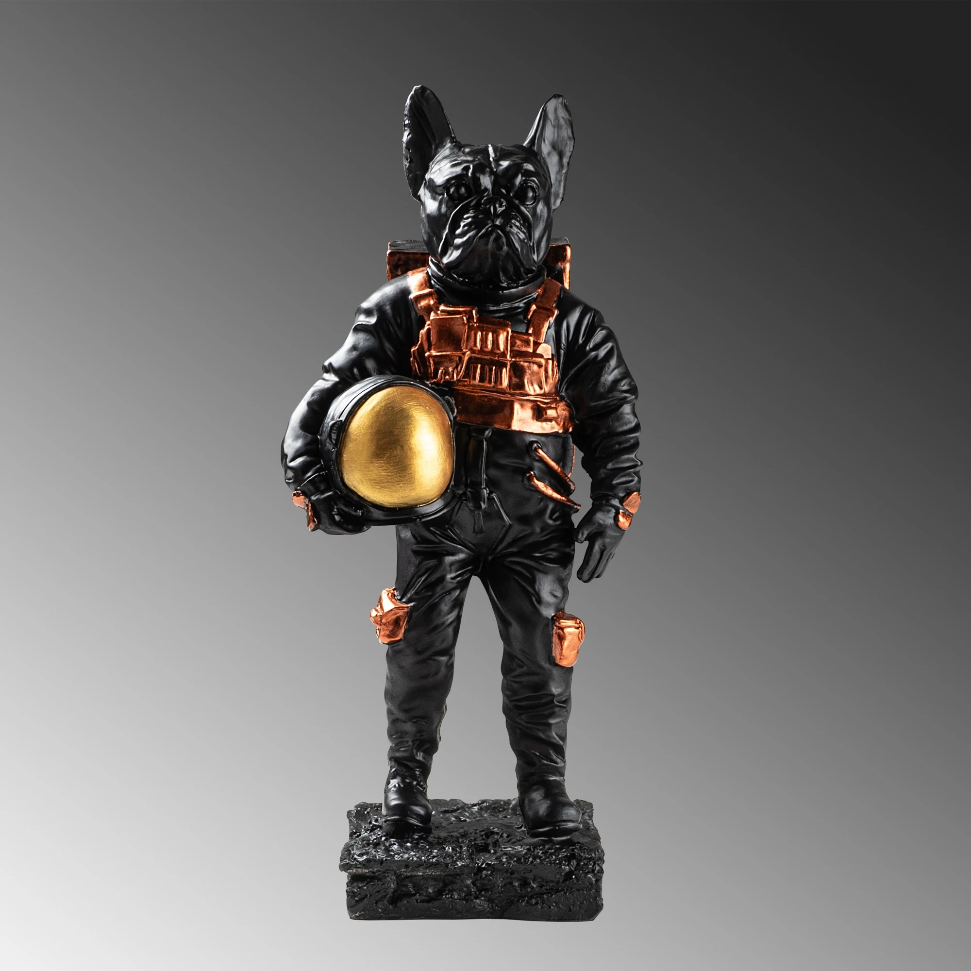 Objekt dekorativ Aberto Design, qen astronaut, shumëngjyrësh