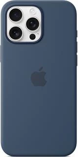 Mbështjellës silikoni origjinal Apple MYYU3ZM/A për iPhone 16 Pro Max, MagSafe, blu e errët