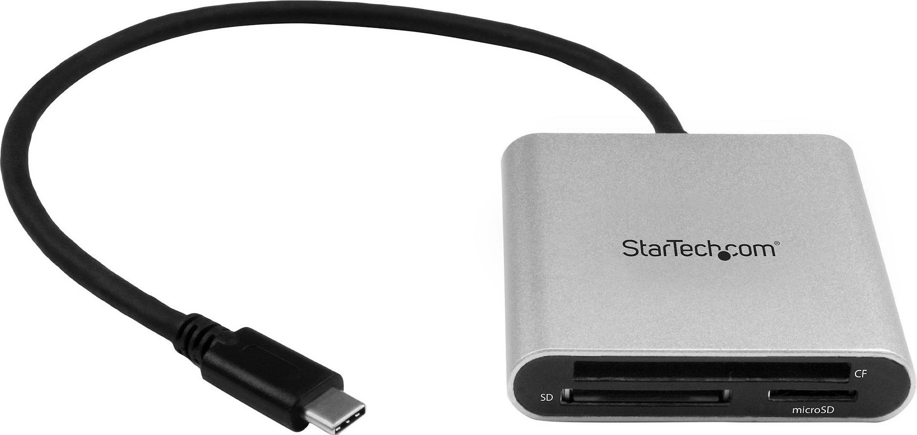 Lexues kartelash StarTech FCREADU3C, USB-C, SD/microSD/CF, 5Gbps, i zi/argjendtë