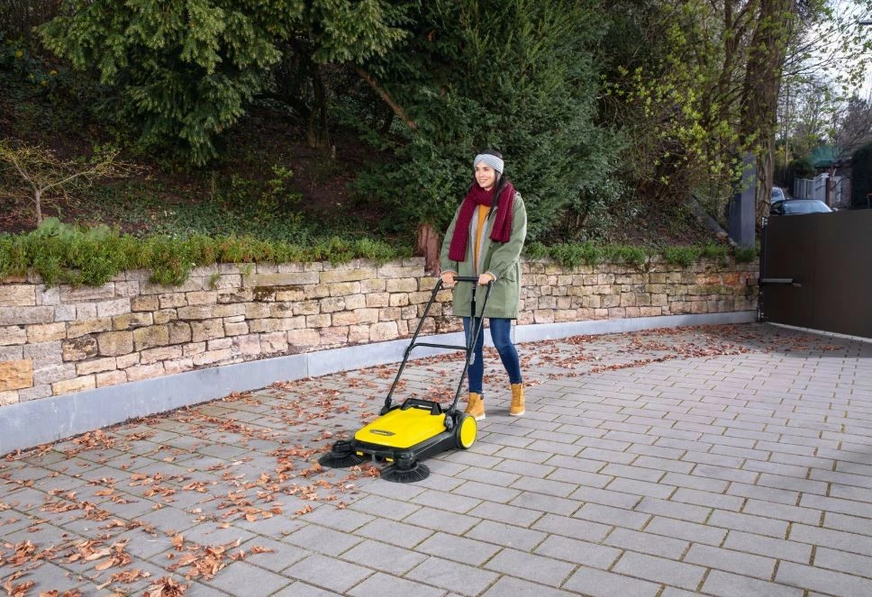 Zamiatarkë manuale Karcher S 4 Twin 1.766-360.0, 680 mm, 20 L, e verdhë/zezë