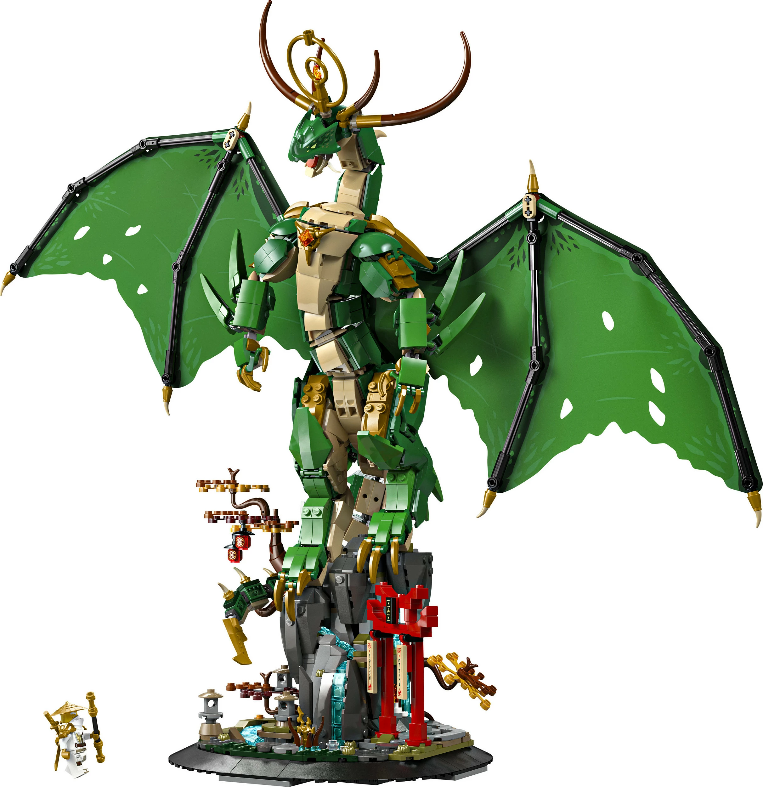 Set ndërtimi LEGO NINJAGO The Guardian Dragon 71847, 1650 copë, 14+, shumëngjyrësh