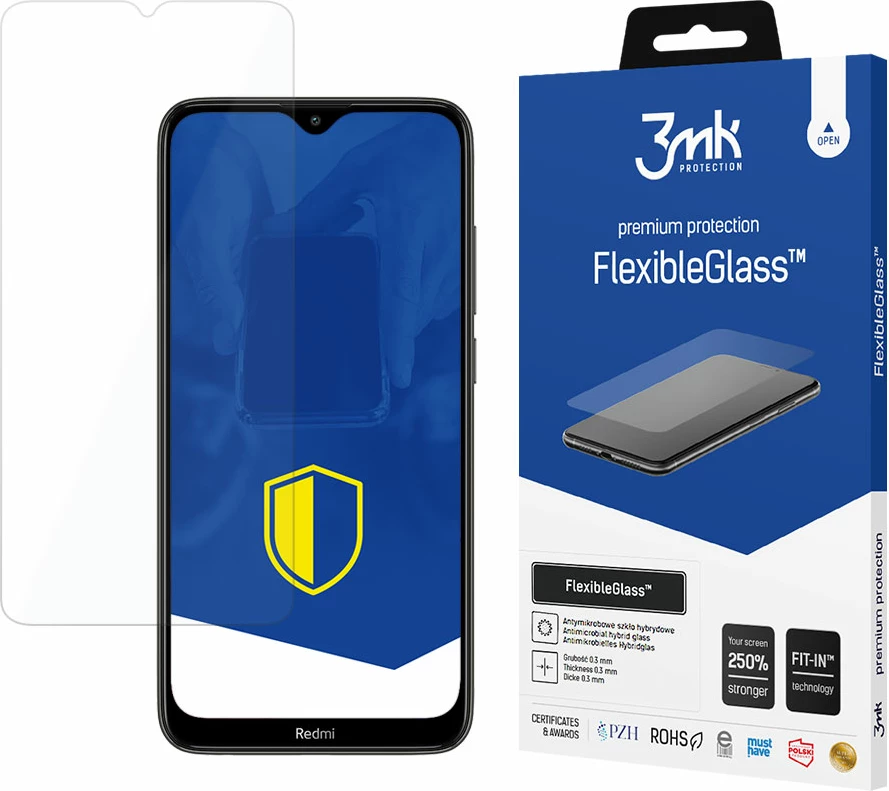 Mbrojtës ekrani FlexibleGlass 3mk për Xiaomi Redmi 8/8A, Transparent