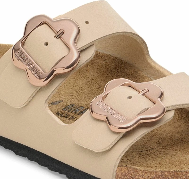 Flip-flops për fëmijë Birkenstock Arizona Flower Buckle Kids 1030439, sandcastle