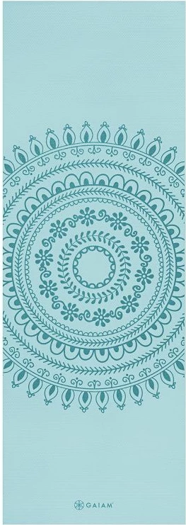 Tapet Yoga MARRAKESH 6mm për Meshkuj dhe Femra, Ngjyrë e Gjelbër