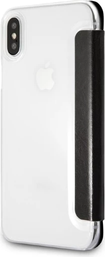 Mbështjellës Karl Lagerfeld Signature Glitter për iPhone X/Xs, i zi