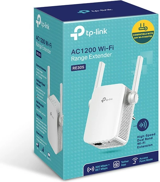 TP-Link AC1200 Wi-Fi Range Extender RE305 - Wi-Fi range extender