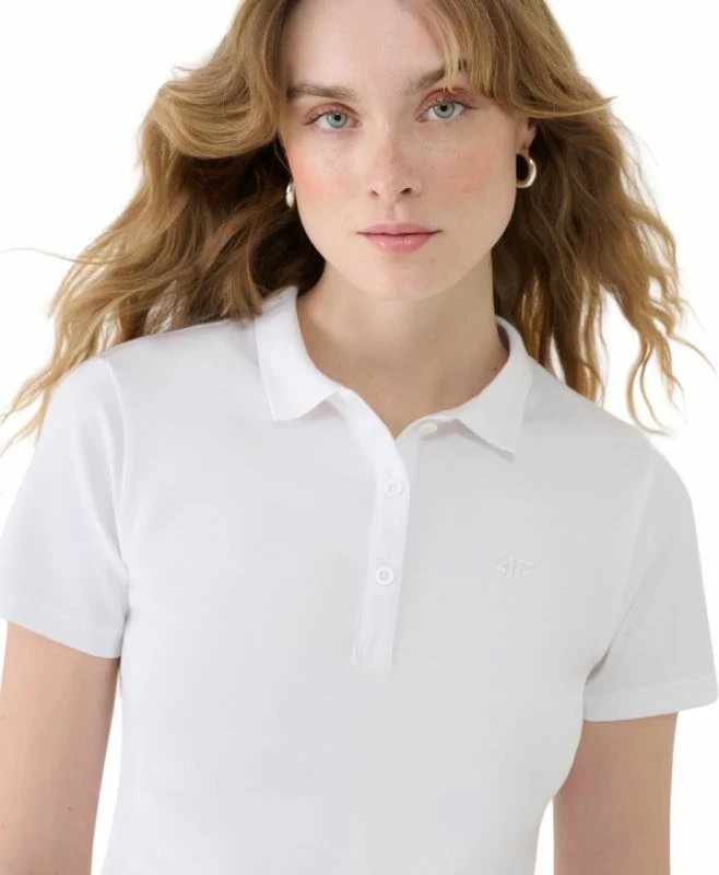 Maicë polo femra 4F, e bardhë [Madhësia: XS]