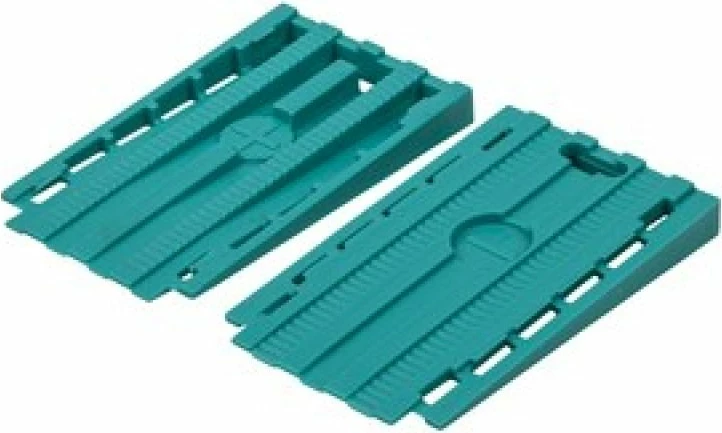 Set veglash Wolfcraft për vendosje laminate dhe parketi, gri, 3 copë