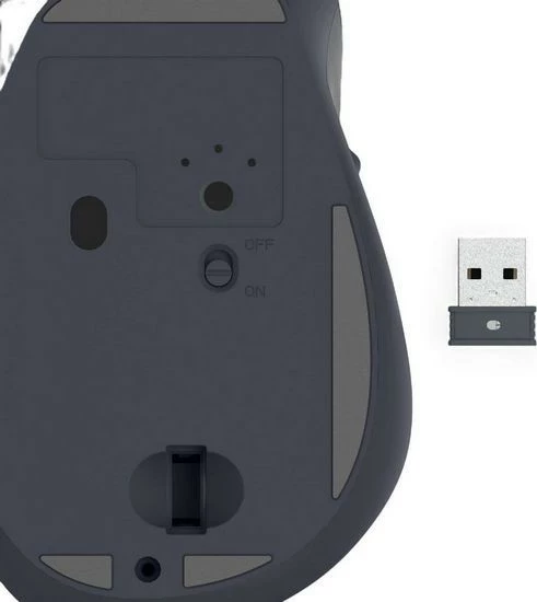 Maus Hama WM-500, wireless, ergonomik, 6 butona, e zezë