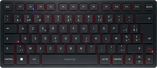 Tastierë Cherry KW 9200 Mini Wireless, 75%, Bluetooth/2.4GHz/USB, QWERTY EN, e zezë