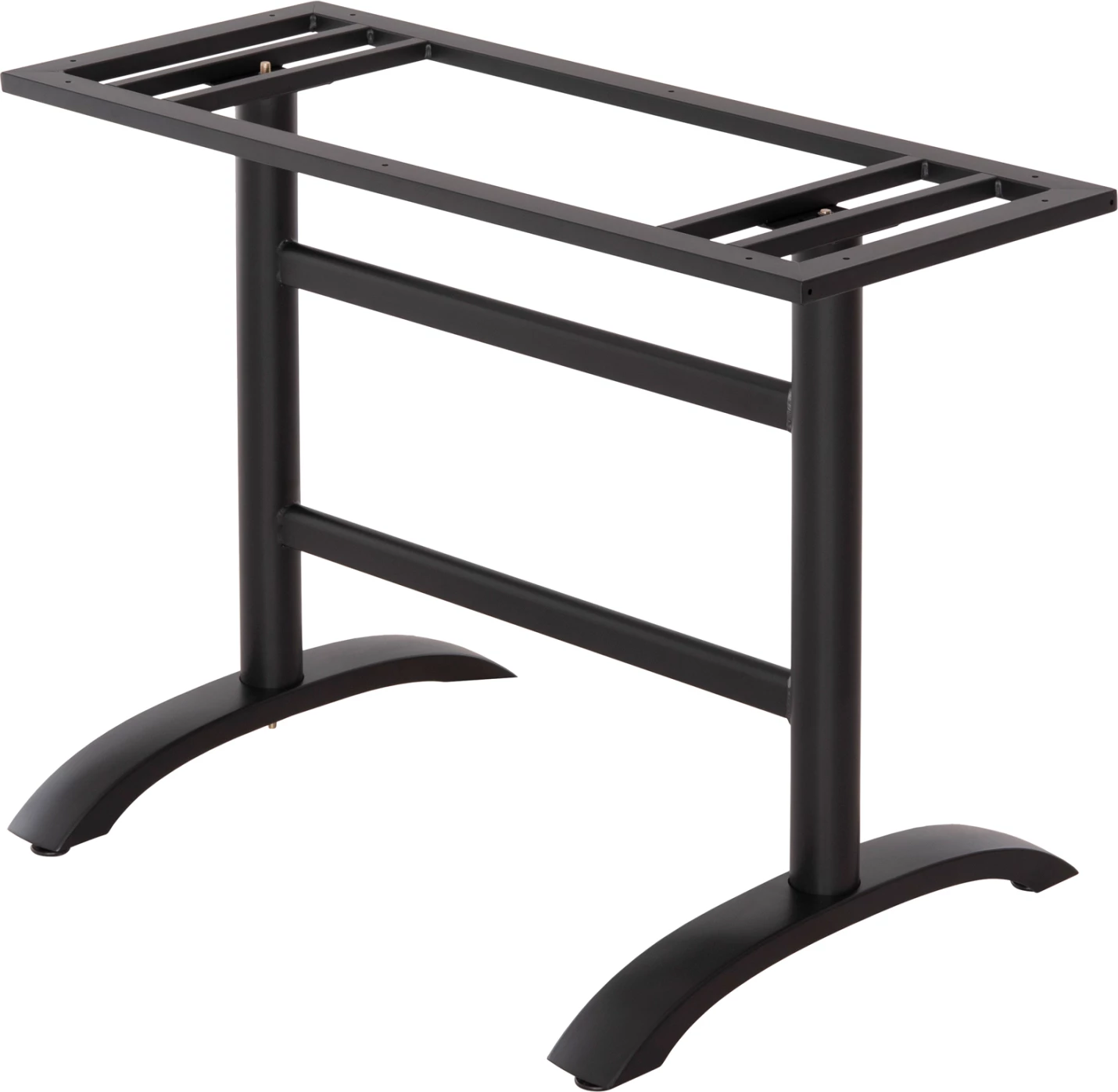 Bazë për tavolinë metalike, ngjyrë e zezë mat, FH468.11, me rregullues lartësie, 100x40x73 cm