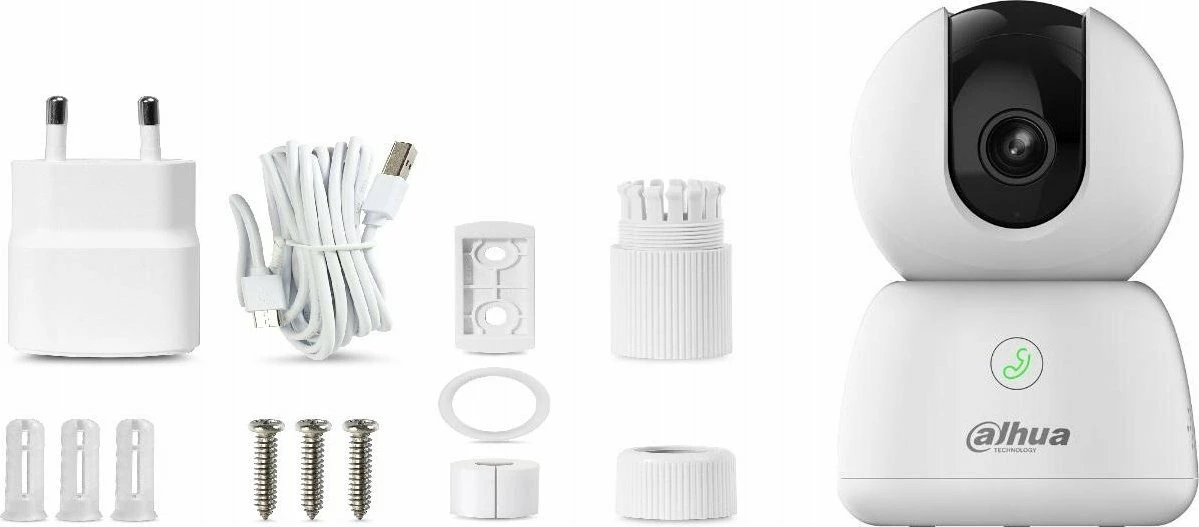 Kamerë IP Dahua Technology Hero H3B 3MP Wi‑Fi me Pan/Tilt dhe Audio Dy‑Drejtimëshe, e bardhë