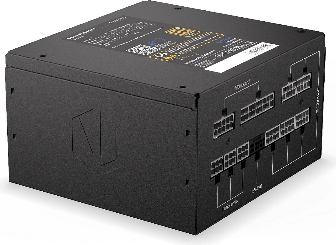 Furnizues rryme Endorfy Supremo FM6, 850W, 80 PLUS Gold, Fully Modular, ATX 3.1, i zi